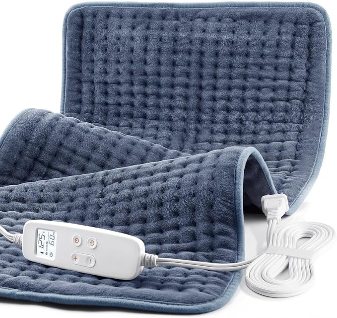 VAAGHANM Heating Pad: 33 x 17 inches Electric Heating Pad for Back Pain Relief -Extra Large Heat ... | Amazon (US)