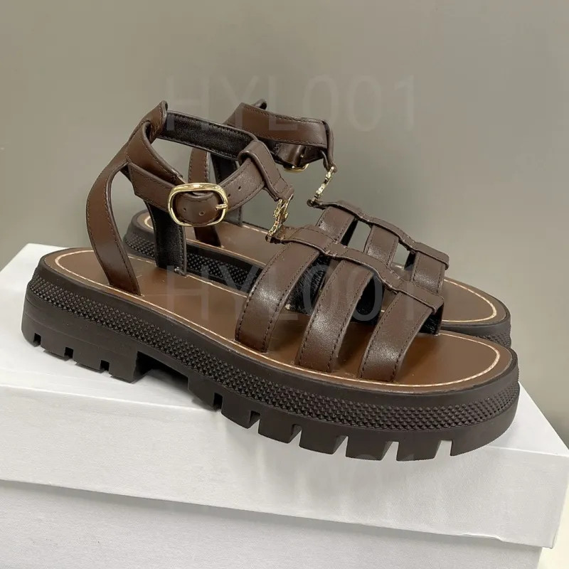 Lady Gladiator designer Woman sandals luxury slippers Triangle sandal ce rivet slide Leather mid-... | DHGate