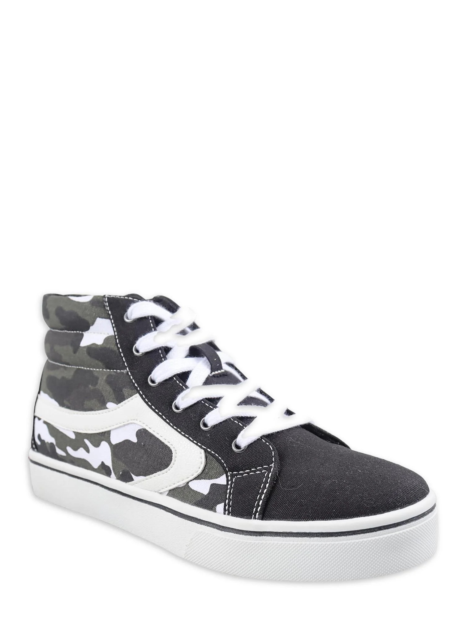 Wonder Nation Little & Big Boys Casual Skate High Top Shoe, Sizes 13-6 | Walmart (US)