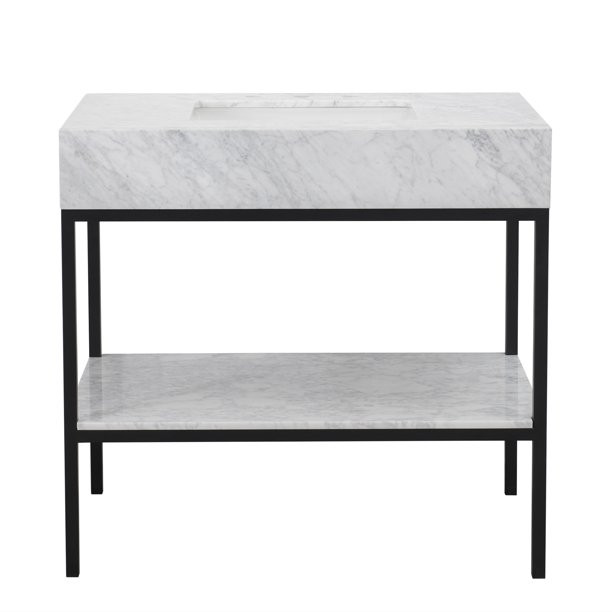 Sunjoy Marble 36 in. Single Sink Bathroom Vanity | Walmart (US)