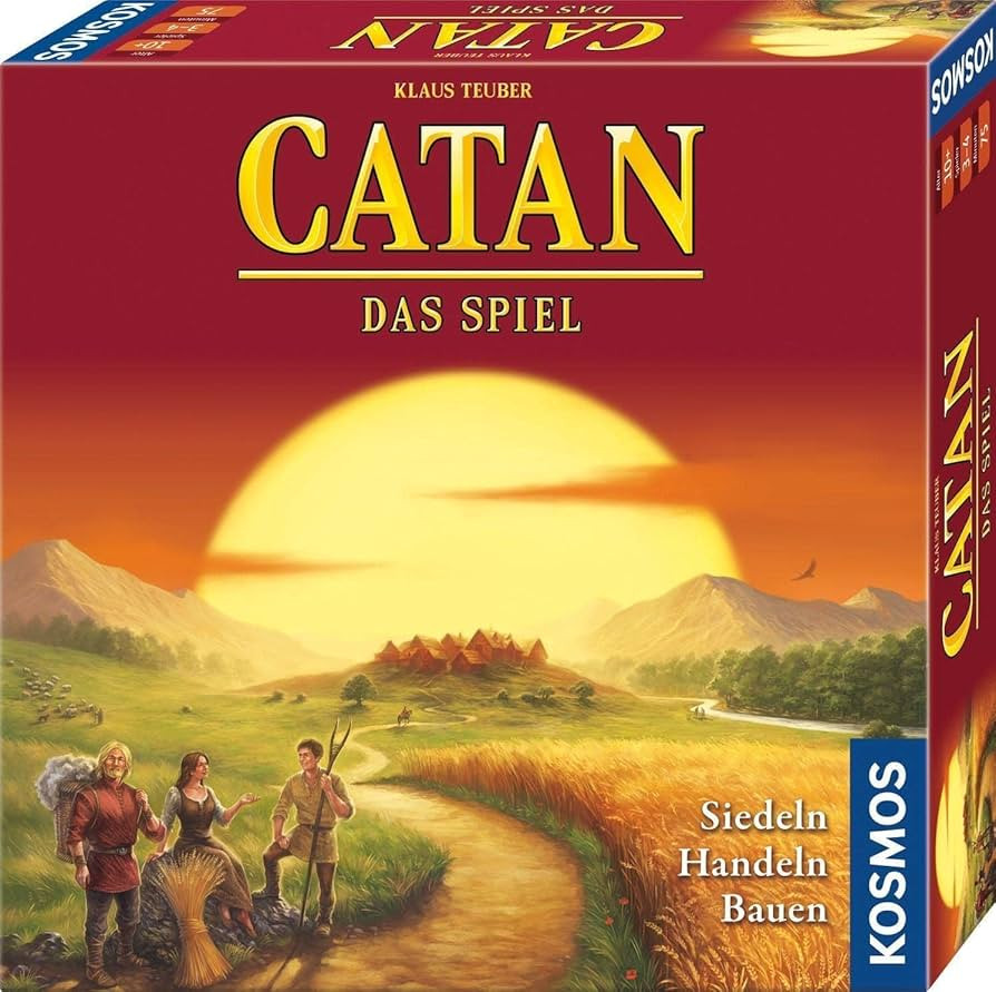 KOSMOS 682682 Catan - Das Spiel, Basisspiel Siedler von Catan, Strategiespiel für 3-4 Personen a... | Amazon (DE)