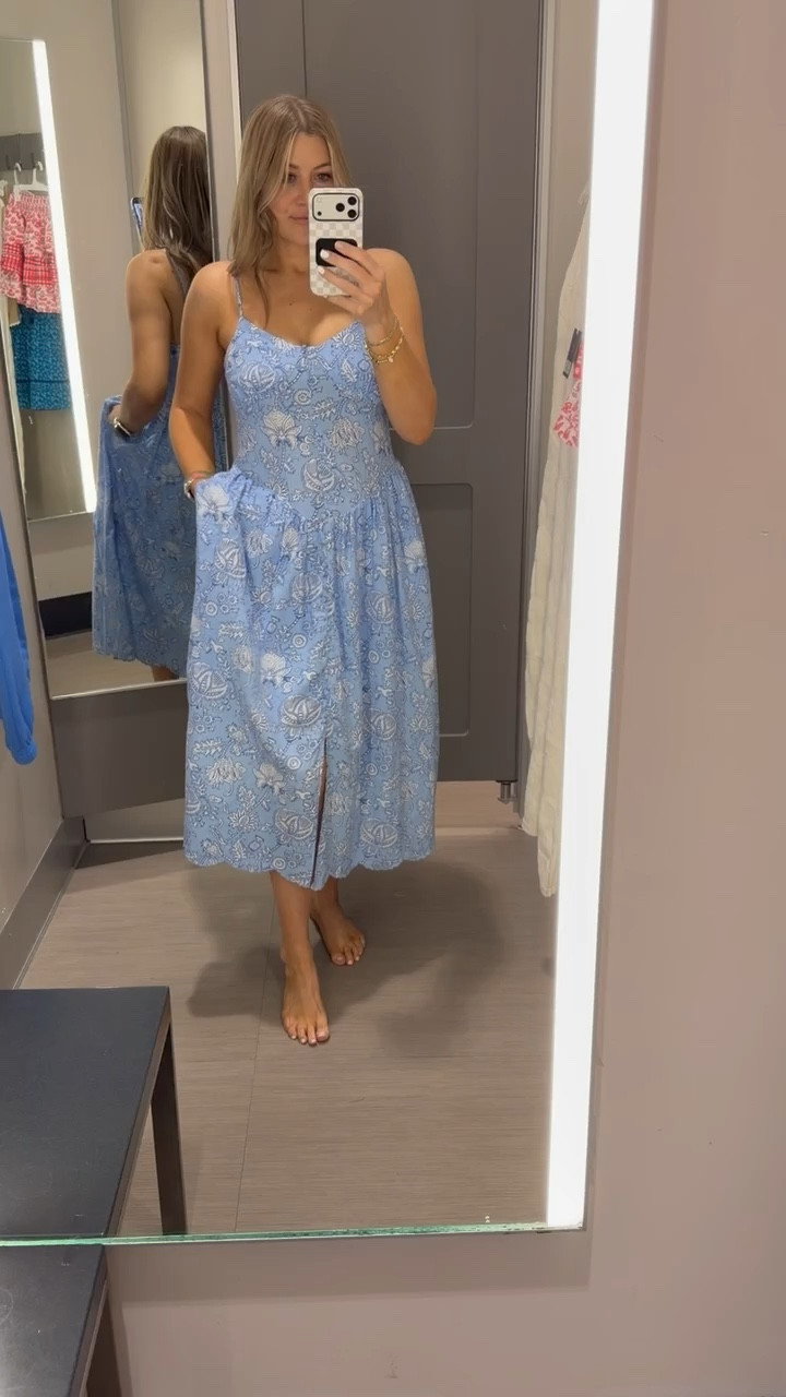 This blue midi dress is such a pretty and easy piece for spring and summer. I love the soft print and flowy fit, it’s perfect for brunch, vacation days, or any warm weather plans.

blue midi dress, spring midi dress outfit, printed summer dress, feminine summer style, casual brunch dress, vacation dress for women, flowy dress outfit, warm weather outfit idea, effortless summer look, chic casual dress, SavannahK

#LTKFestival #LTKSeasonal #LTKootd