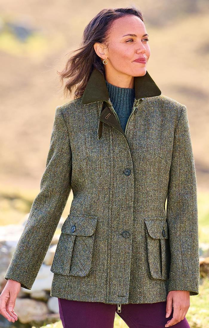 Ladies Harris Field Coat | The House Of Bruar