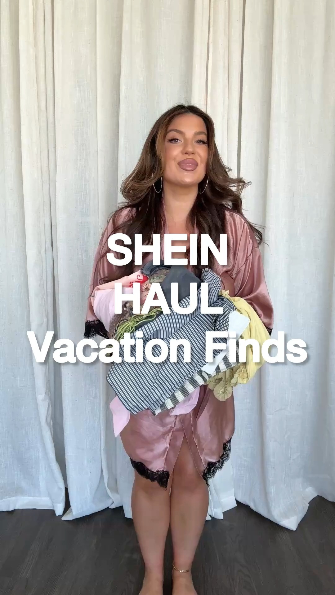 Shein Vacation Haul!🌴 (wearing my reg size L in everything!) 

 