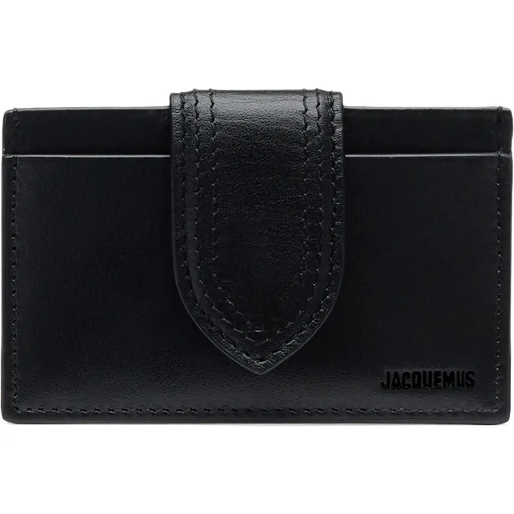 Jacquemus Le Porte Carte Bambino Card Case in Black at Nordstrom | Nordstrom