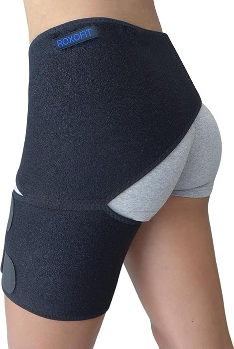 Hip Brace for Women, Men - Sciatica Brace - Groin Pull Compression Wrap - Sciatica Pain Relief De... | Amazon (US)
