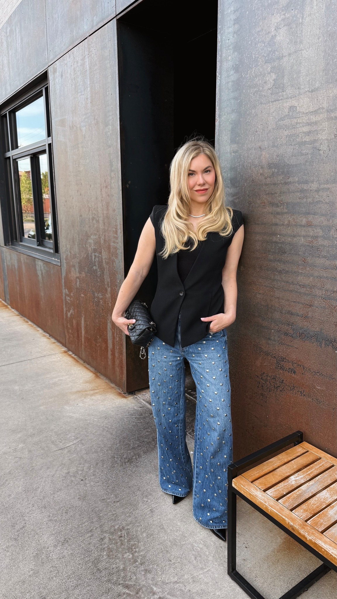 Studded jeans (on sale!) 


#LTKSeasonal