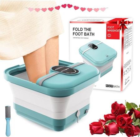 Valentines Day Gifts for Him/Her/Boyfriend,Foot Spa Bath Massager with 8 Massage Rollers,Collapsible Foot Spa with Heat,Pedicure Foot Soaking Tub,Mens Valentines Gifts

#LTKGiftGuide #LTKMostLoved