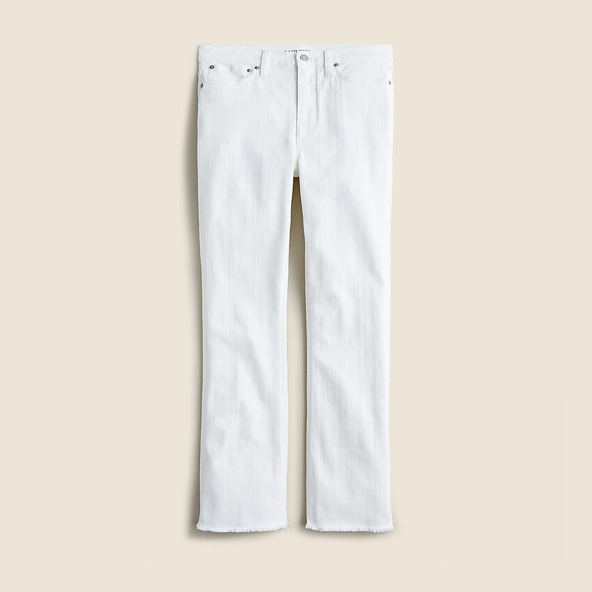 10" demi-boot crop jean in White wash | J. Crew US