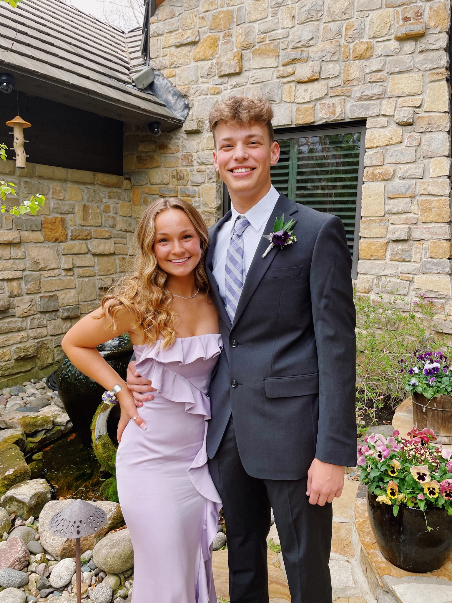 purple prom dress and tux Classic Purple Sequined Men's Suit Two Piece Slim Fit Men's Prom Suits