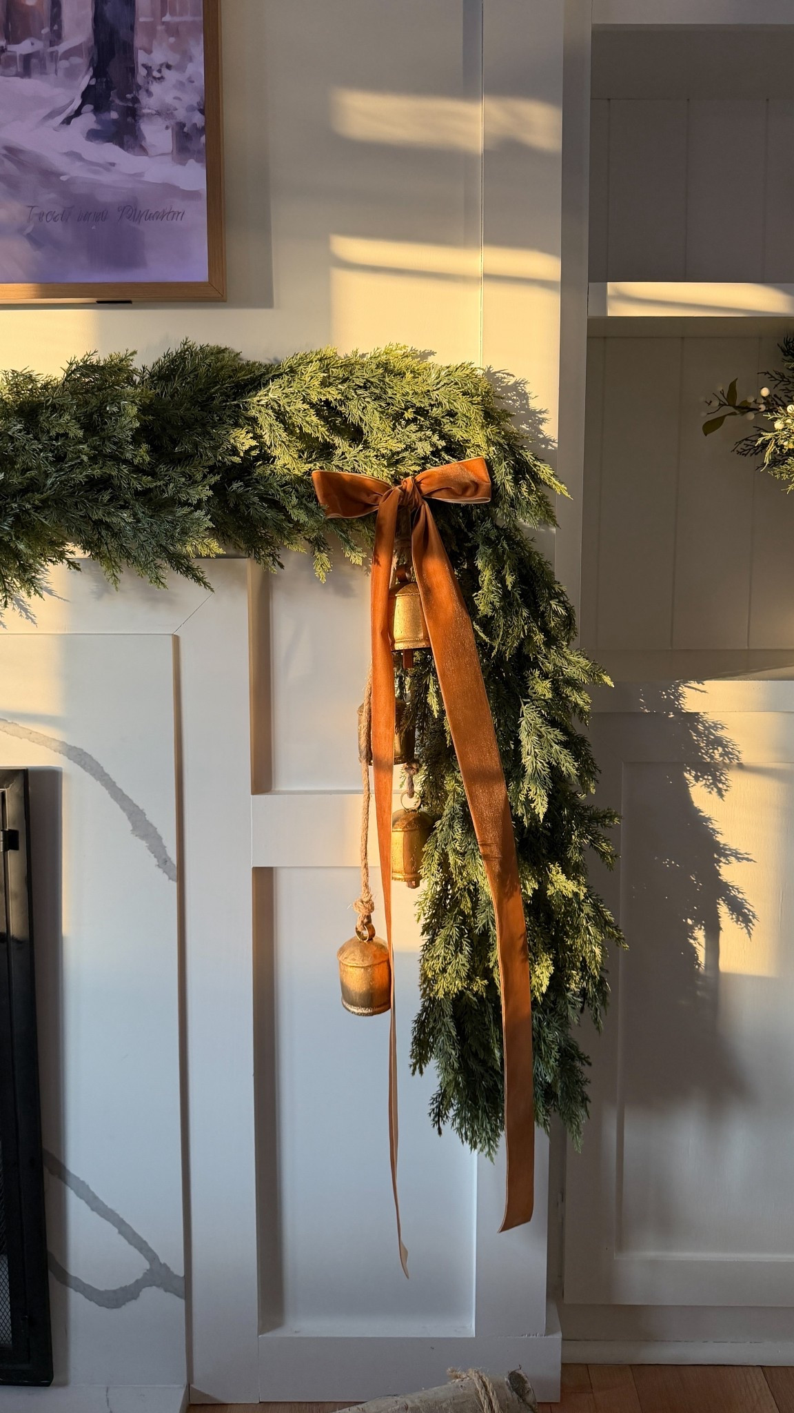 A little mantel magic… without actually having a mantel. This is my simple, elegant way to create a full garland moment using just a couple command hooks and those little cord bundlers that keep everything tucked in and secure. It looks so clean, so cozy, and so classic for the season. ✨🤎

Everything is linked for you to recreate this exact look.

#LTKHome #LTKStyleTip #LTKSeasonal