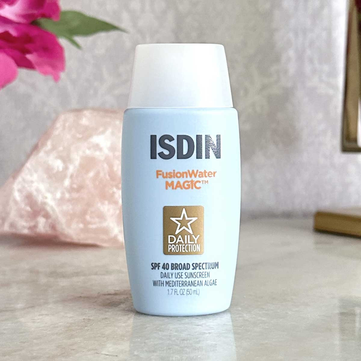 #ad

I've found it. ISDIN Fusion Water MAGIC SPF 40 was the product I randomly added to a recent Sephora Same Day Delivery order, and it turns out to be my new favorite daily sunscreen. 
 
Fusion Water is really quite lightweight, and it sinks into my skin pretty quickly.  I can't even tell it is on my skin once it absorbs!  I love that it also adds a little bit of luminosity, and preps my skin well for makeup.
 
ISDIN also makes one of my most recommended pregnancy (and nursing) safe facial sunscreens, the Eryfotona Actinica Ultralight SPF 50.  I'll link it here as well!  Both are 15% off at Sephora this weekend, so stock up while you can!
 
#sunscreen #skincare  

 #LTKOver40 #LTKSaleAlert #LTKBeauty