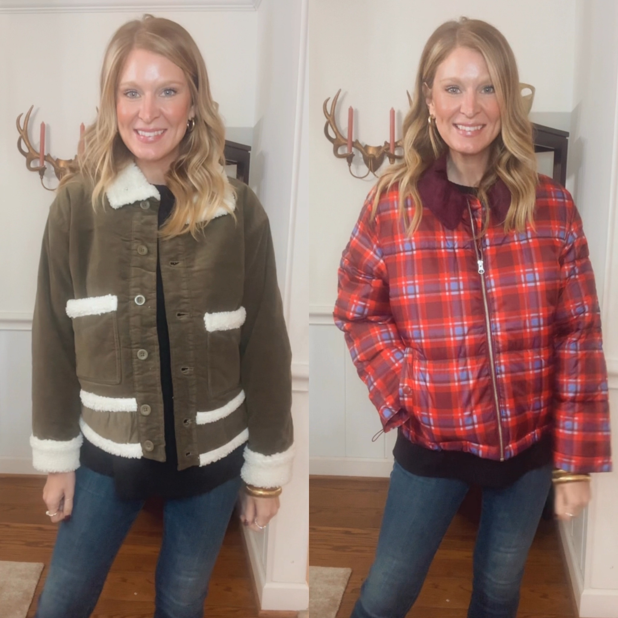 I’m trying on 7 different coats and jackets from Walmart that work for any outfit or occasion you have this winter! Not a single one is over $50, and they’re all available in multiple colors. I sized up to a L in the puffers but I’d stick to your true size. 
The teddy fleece and wool front button coat are absolute must-haves! 😍😍

#walmartfashion #walmart #walmartfinds #walmartstyle #wintercoat #coatseason #winteriscoming #staycozy #affordablefashion