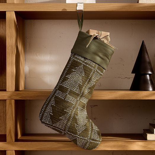 Reflections Matelasse Stocking | West Elm (US)