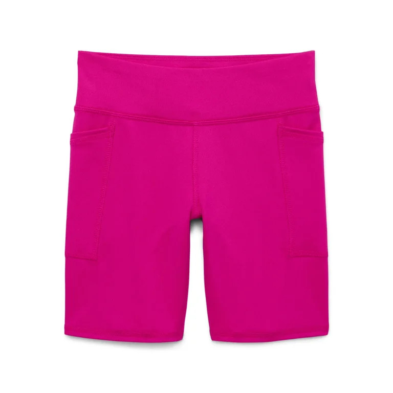 Athletic Works Girls Bike Shorts, Sizes 4-18 & Plus | Walmart (US)