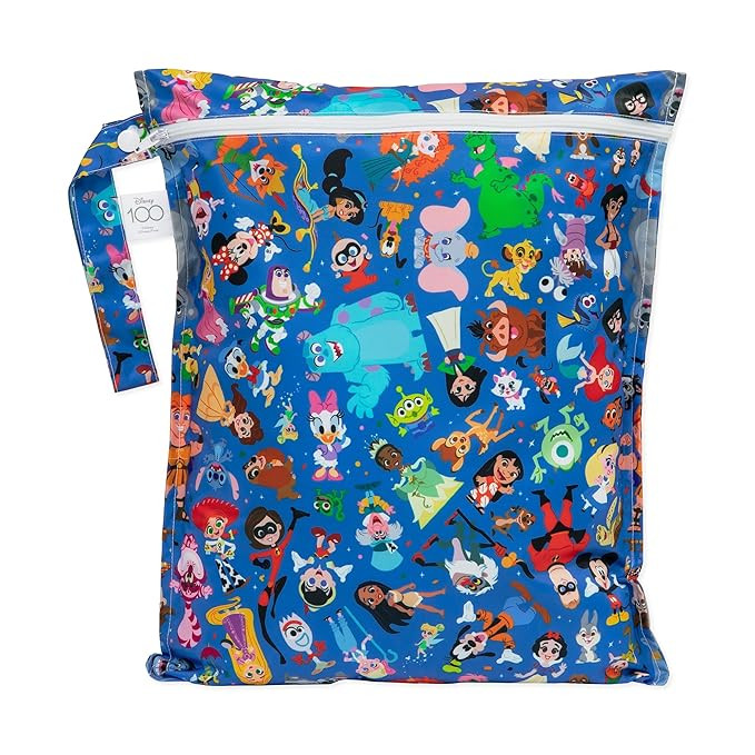 Bumkins Disney Waterproof Wet Bag for Baby, Travel, Swim Suit, Cloth Diapers, Pump Parts, Pool, G... | Amazon (US)