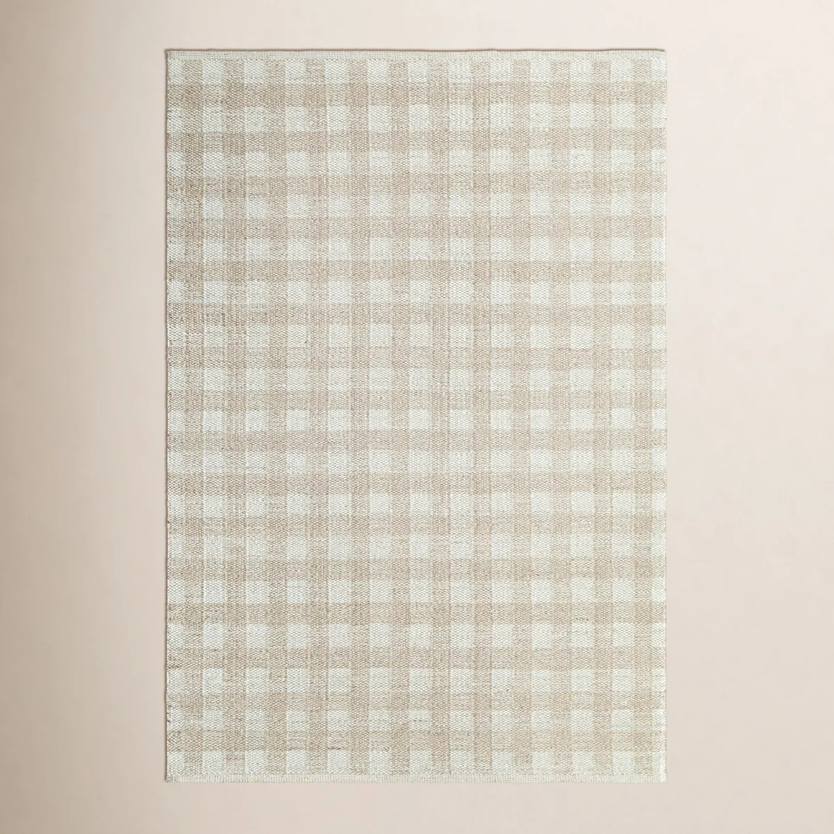 Birch Lane\u2122 Lavande Hand-Woven Plaid Wool Rug & Reviews | Birch Lane | Birch Lane