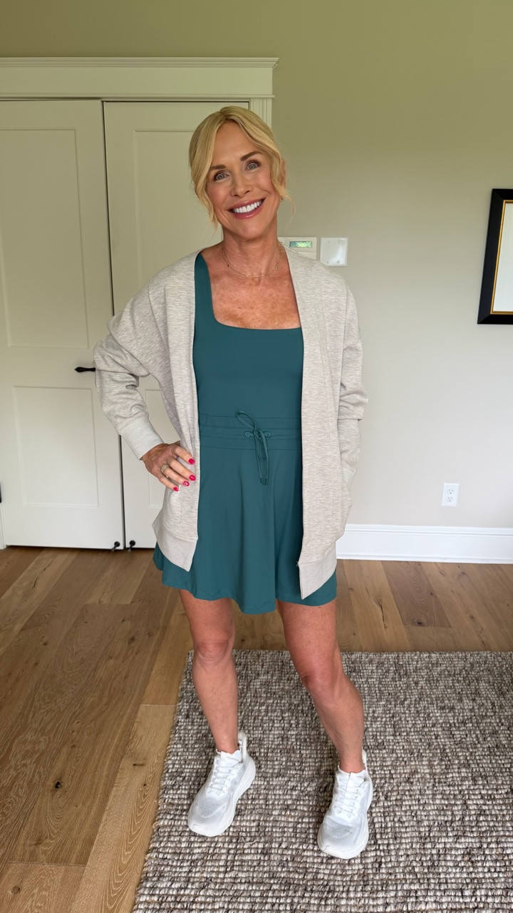 This square neck athletic dress from Target is one of my favs! Pair it with this adorable cardigan when out running errands to keep warm.

#LTKfitnessgoals #LTKgrwm #LTKootd