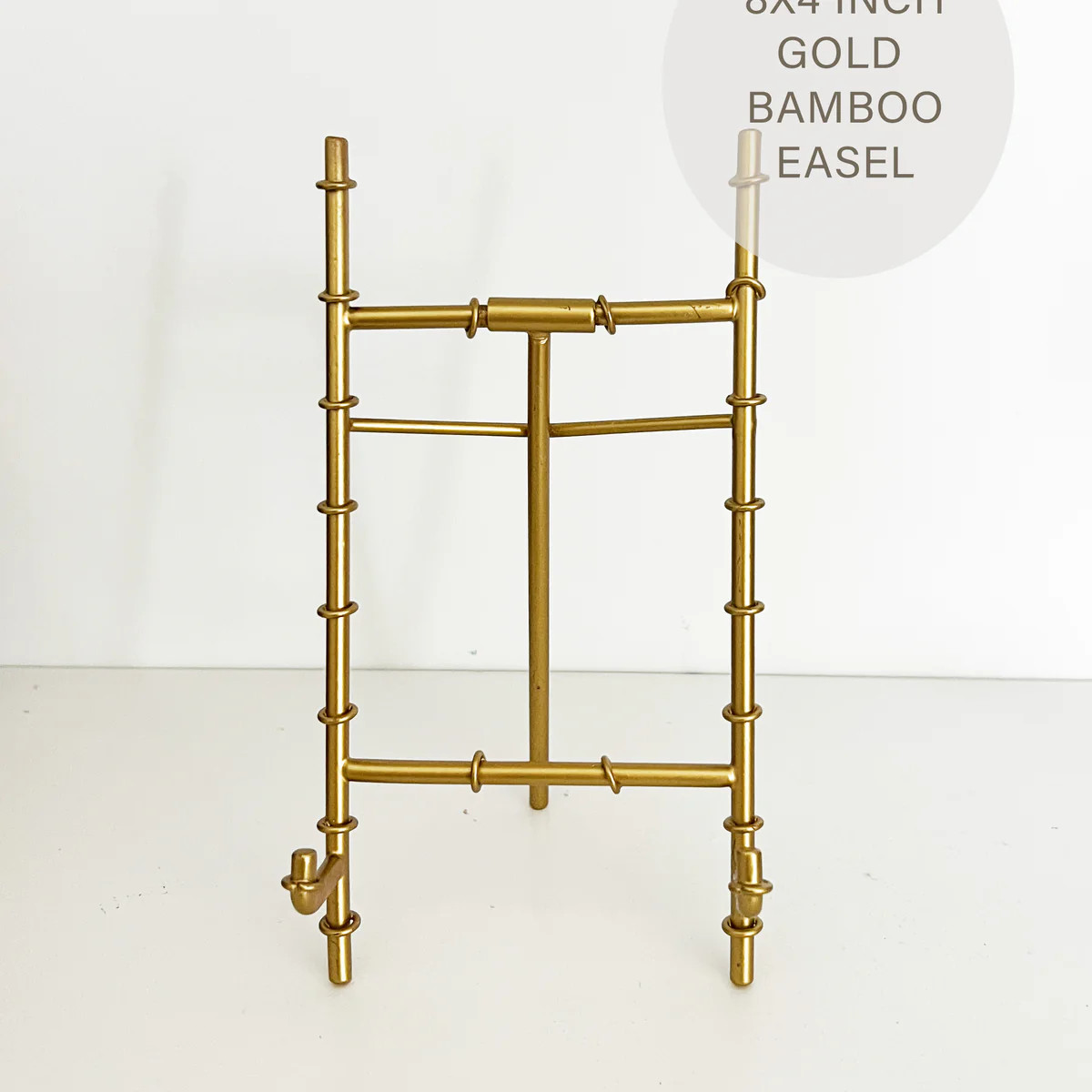 Gold Bamboo Easel | Desktop Stand | Tabletop Calendar Stand | Sweet Pea and Whimsy