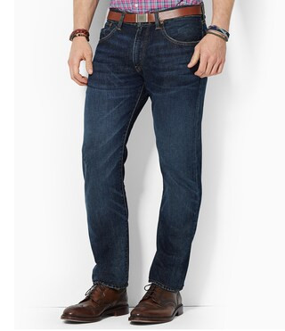 Hampton Relaxed Straight-Fit Lightweight Morris Wash Jeans | Dillard's