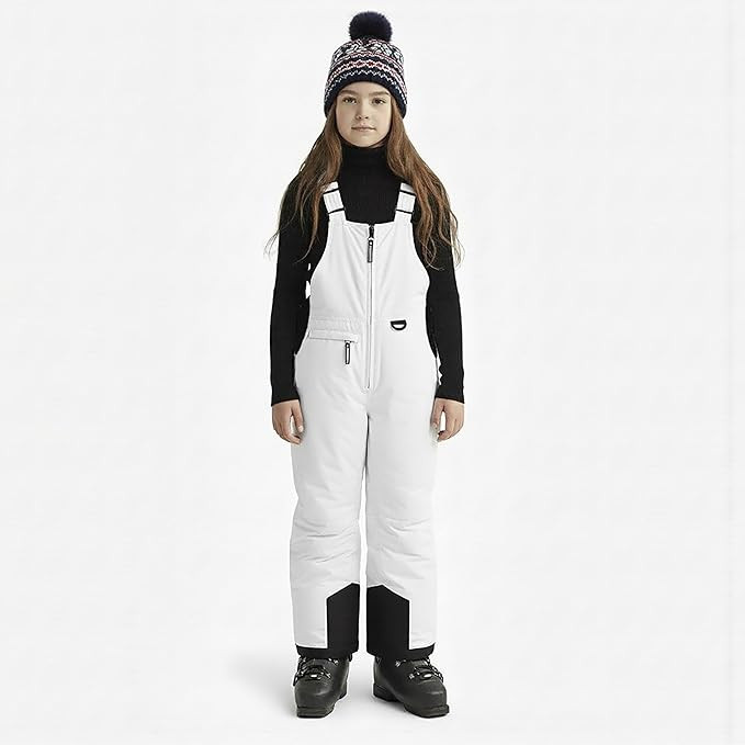 Arctic Quest Boys Girls Unisex Classic Ski & Snow Bib Overall Winter Snowsuit Water-Resistant Win... | Amazon (US)