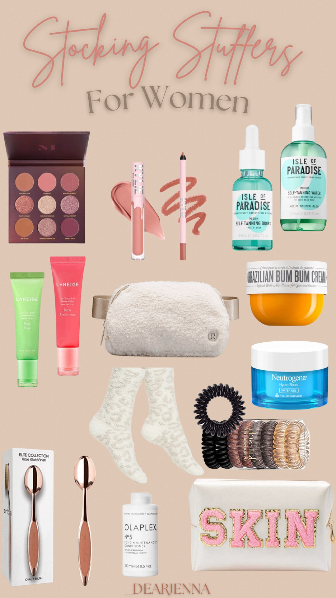 Stocking stuffers for women. Makeup, hair care, skin care and cozy items. Make that woman in your life smile with these perfect gifts, all at an affordable price point.

#LTKGiftGuide #LTKHoliday #LTKbeauty