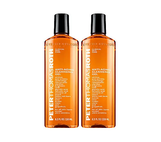 Peter Thomas Roth Anti-Aging Cleansing Gel Duo,8.5 oz | QVC