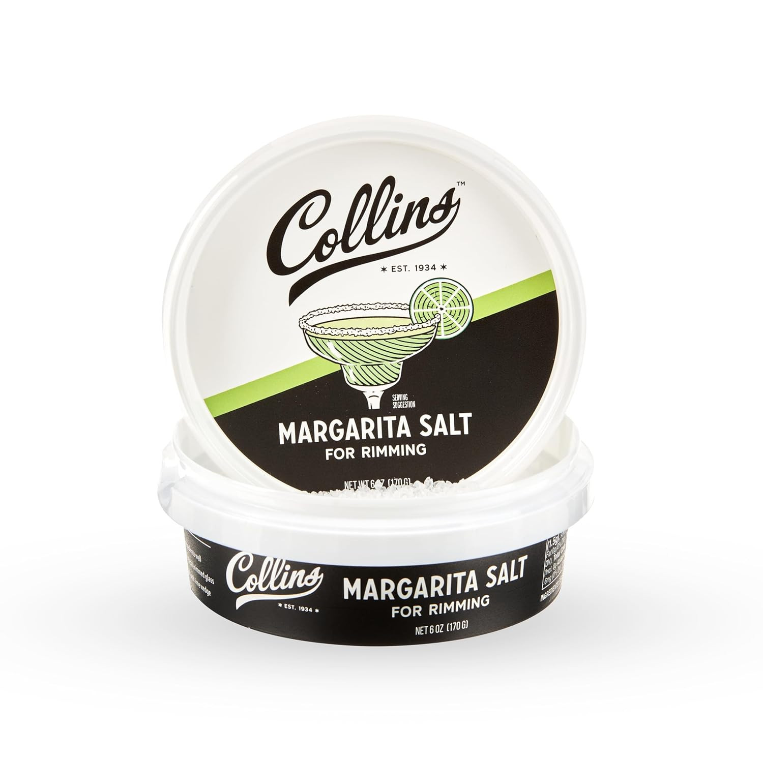 White Margarita Salt Rimmer for Cocktails, Glass Rimming Salt for Margarita, Bloody Mary, Manhatt... | Amazon (US)