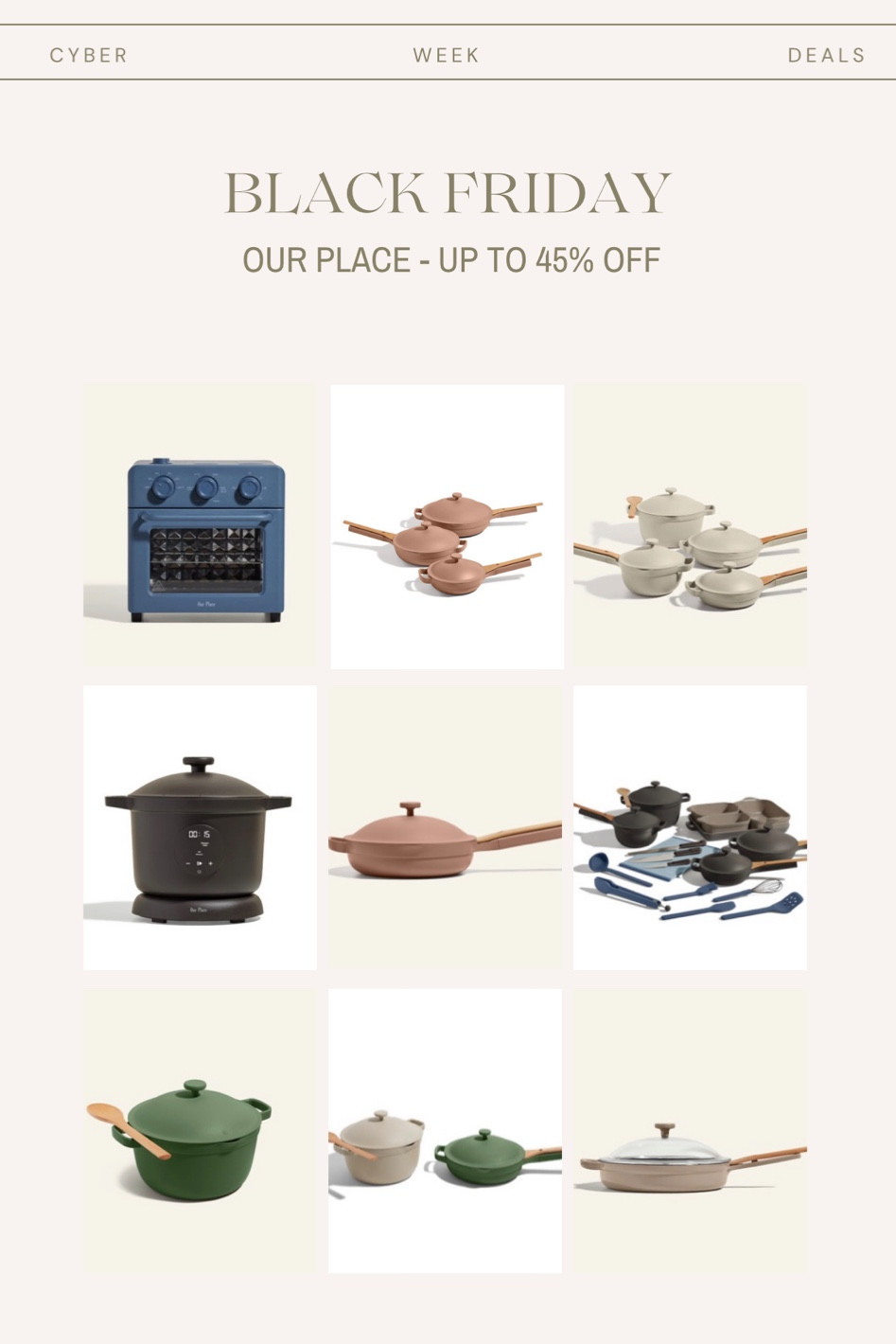 Our house cookware is up to 40% off for Black Friday! 

#LTKGiftGuide #LTKHoliday #LTKCyberWeek