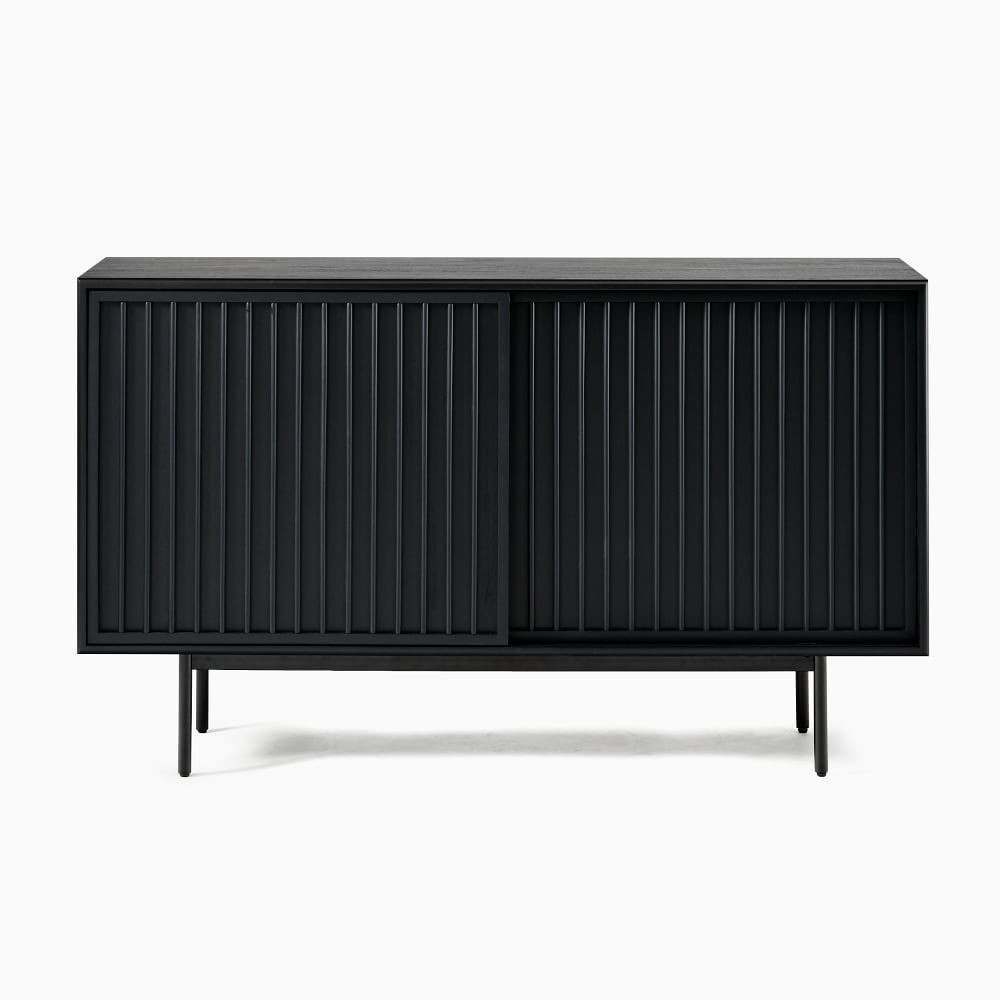 Slatted Buffet, Walnut, Antique Bronze | West Elm (US)