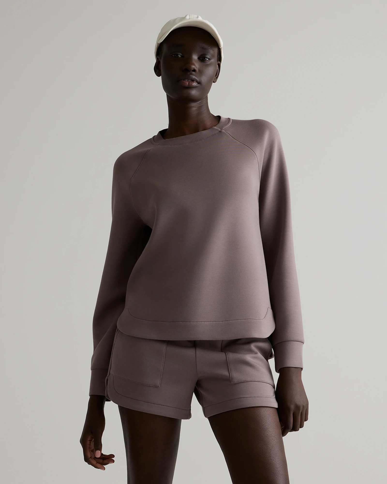 CloudComfort Crewneck Sweatshirt in Dark Taupe | Quince