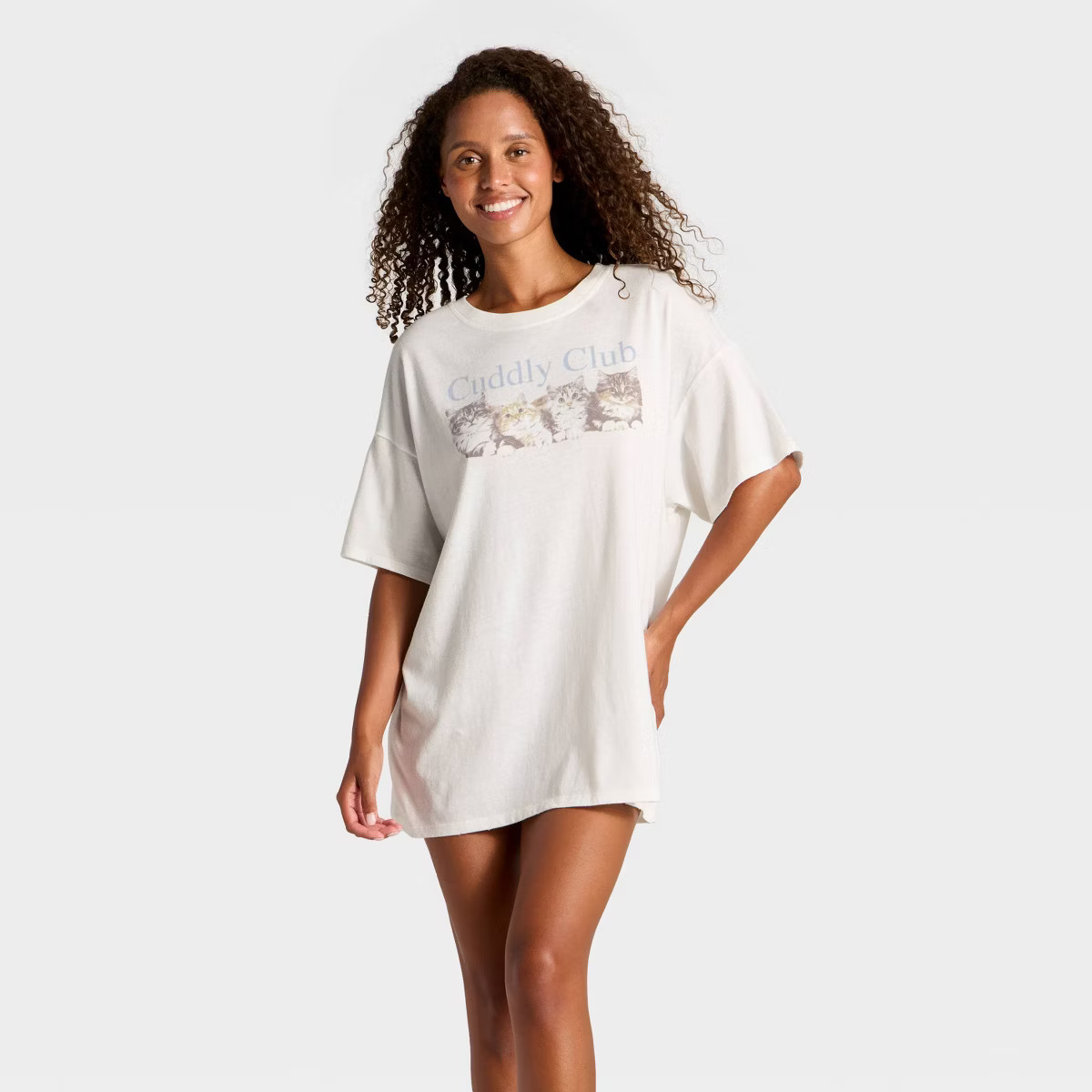 Women's Graphic Oversized T-Shirt Sleep Dress - Wild Fable™ | Target