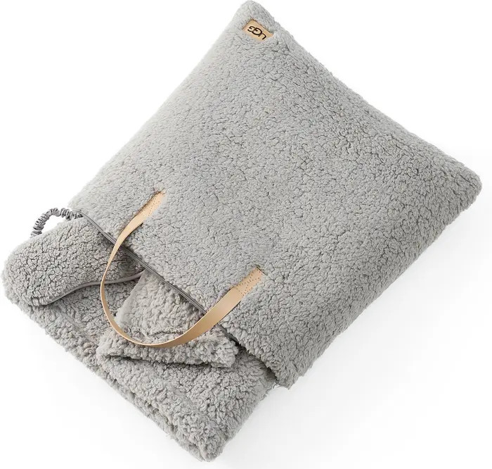 UGG® Original Faux Shearling Throw Blanket & Eye Mask Sleep Set | Nordstrom | Nordstrom