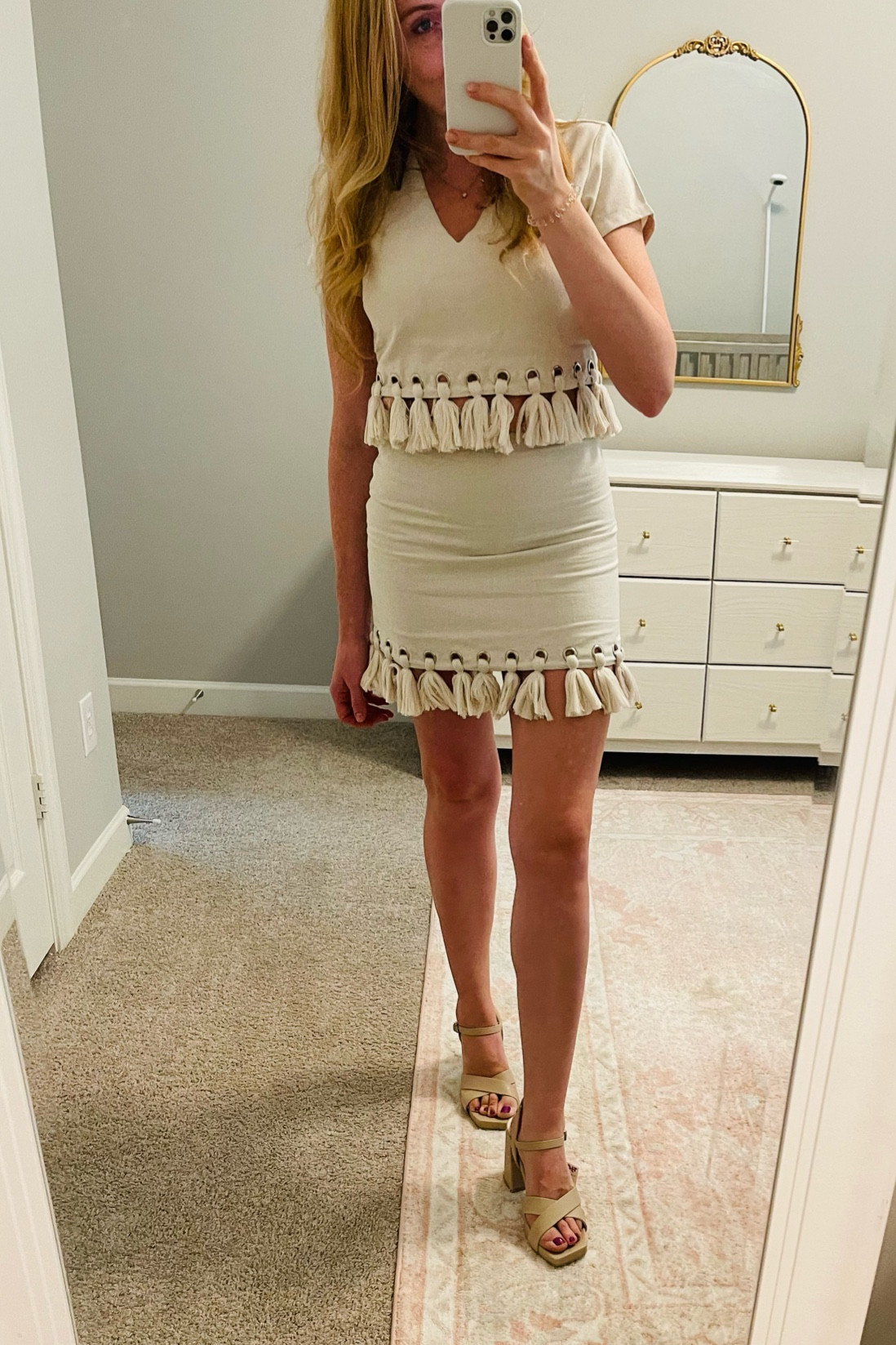 Loving this set for summer. The tassels are a whole new level of fun detail 

Summer • Spring • Baby shower • Two-piece sets • Bridal Shower Guest • Baby Shower Guest #lulus 
#LTKSummer 

#LTKstyletip #LTKFind #LTKSeasonal