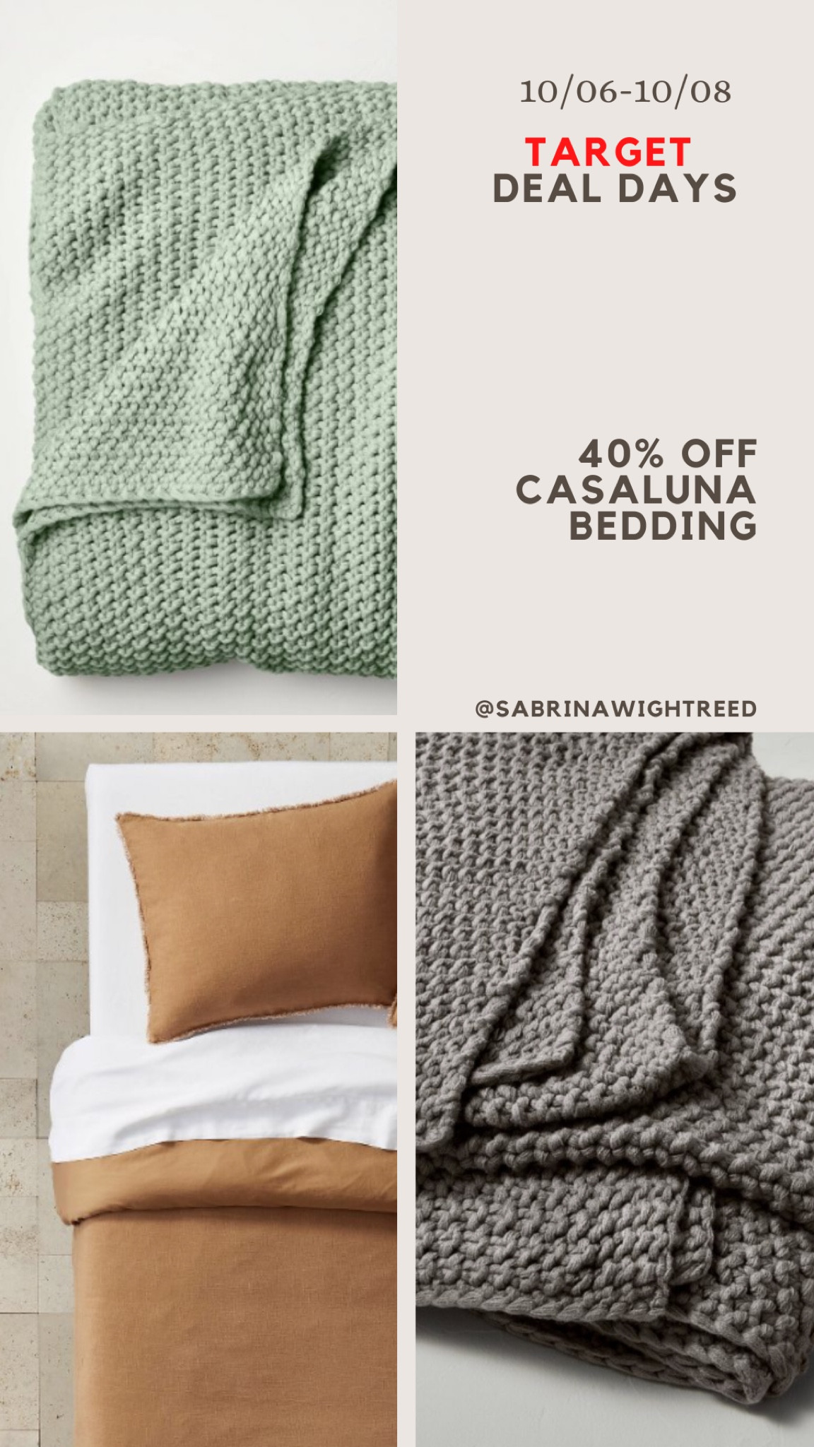 Casa luba is my favorite brand at Target and they have bedding 40% off! Obsessed with these chunky waffle blankets  

#LTKSeasonal #LTKhome #LTKsalealert