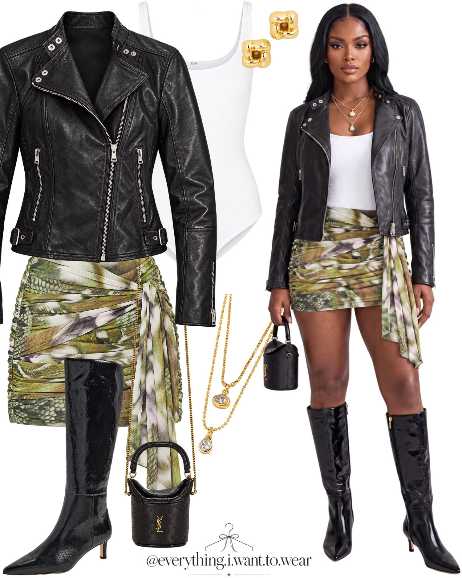 After dark edgy date night outfit.

#LTKootd