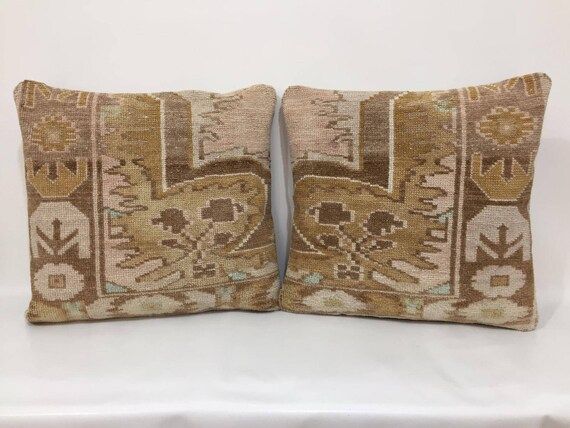 Muted Carpet Pair Pillow Covers 20 X 20 Pair Pillow Case | Etsy | Etsy (US)