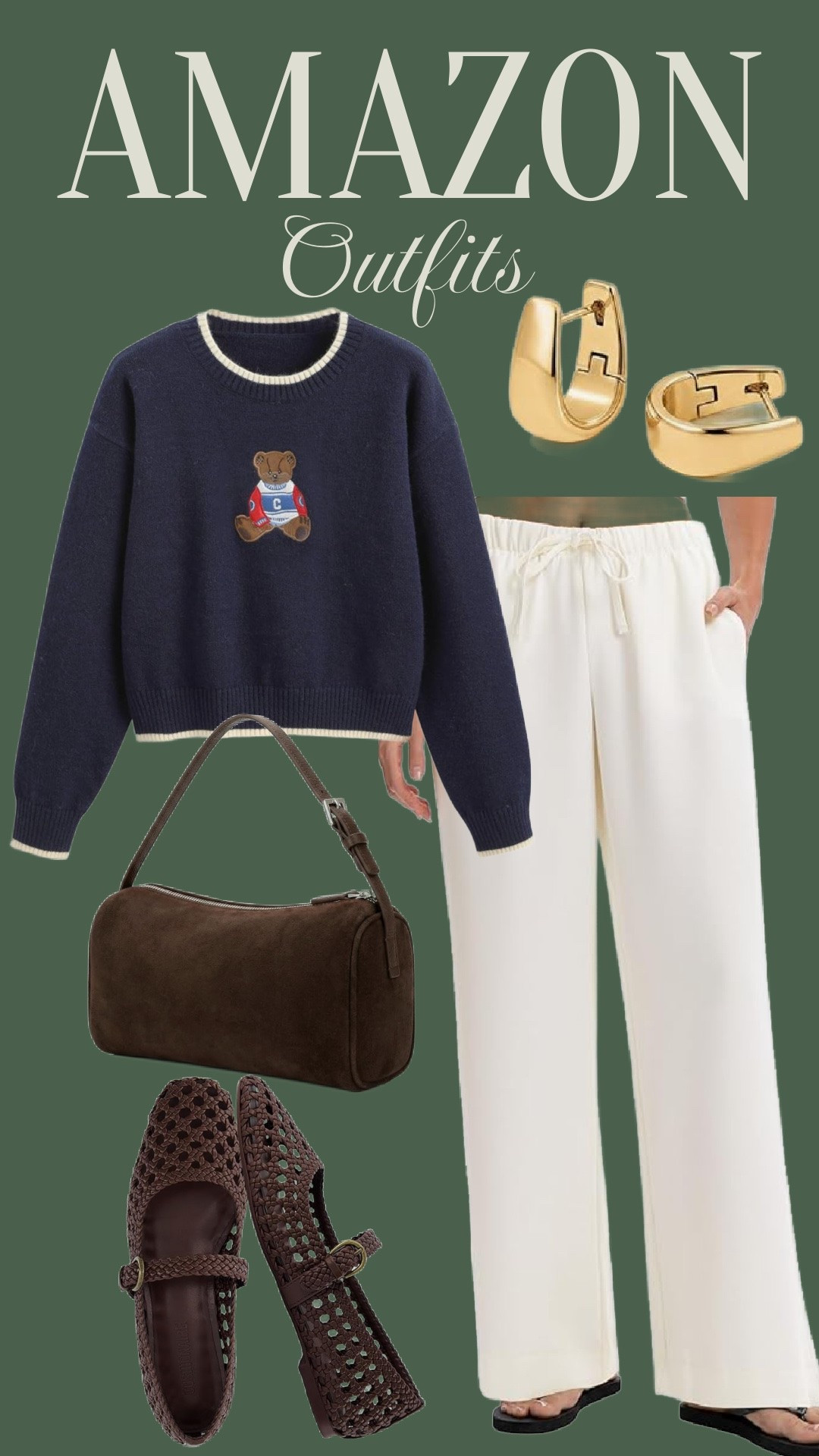 Amazon outfits! 

Bear sweater, lodge pants, Fall outfits, Transitional outfits, Early fall fashion, Nordstrom new arrivals, Amazon fall finds, Teacher outfits, Back-to-school outfits, Football game outfit, Tailgate outfit, Labor Day outfits, Sweater weather, Cardigans, Barrel jeans, Wide-leg jeans, Riding boots, Loafers, Ballet flats, Coffee bar decor, Fall home decor, Halloween decor, Mom fall outfits, Casual mom style, Mom capsule wardrobe, Fall family photo outfits, Classic style, Ralph Lauren style, Old money style, New England fall, Cozy fall aesthetic, Amazon favorites, Worth the money, Neutral home decor, Book lover gifts, Coffee bar ideas, Early fall decor, Fall dresses, Fall layers, Denim jackets, Quilted jackets, Leather loafers, Chelsea boots, Matching family outfits, Apple orchard outfit, Pumpkin patch outfit, Cozy sweaters, Fall handbags

#LTKootd #LTKSaleAlert #LTKSeasonal