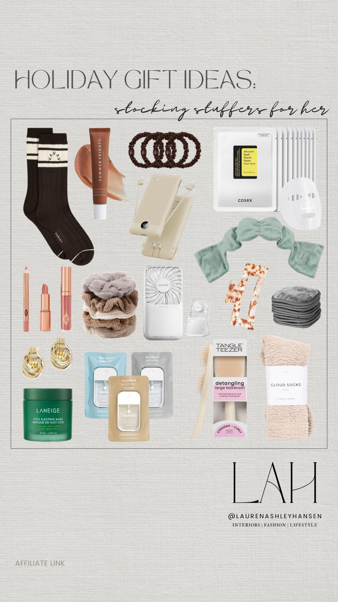 Holiday stocking stuffers for her! Most of these favorites are from Amazon too making it easy to add to cart and purchase. Faves for the tech, beauty, and home lovers! 

#LTKHoliday #LTKGiftGuide