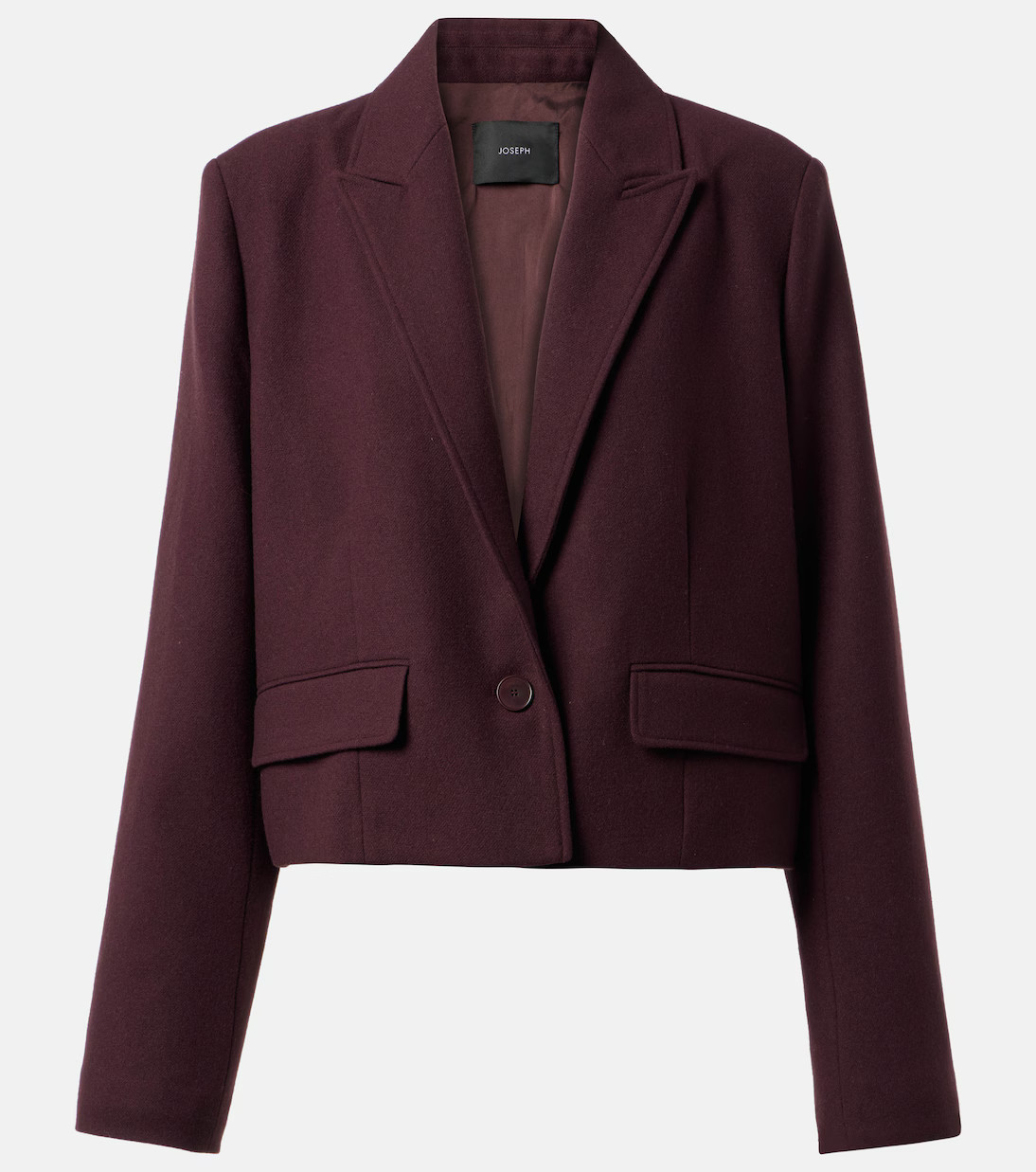 Cropped single-breasted wool jacket | Mytheresa (US/CA)