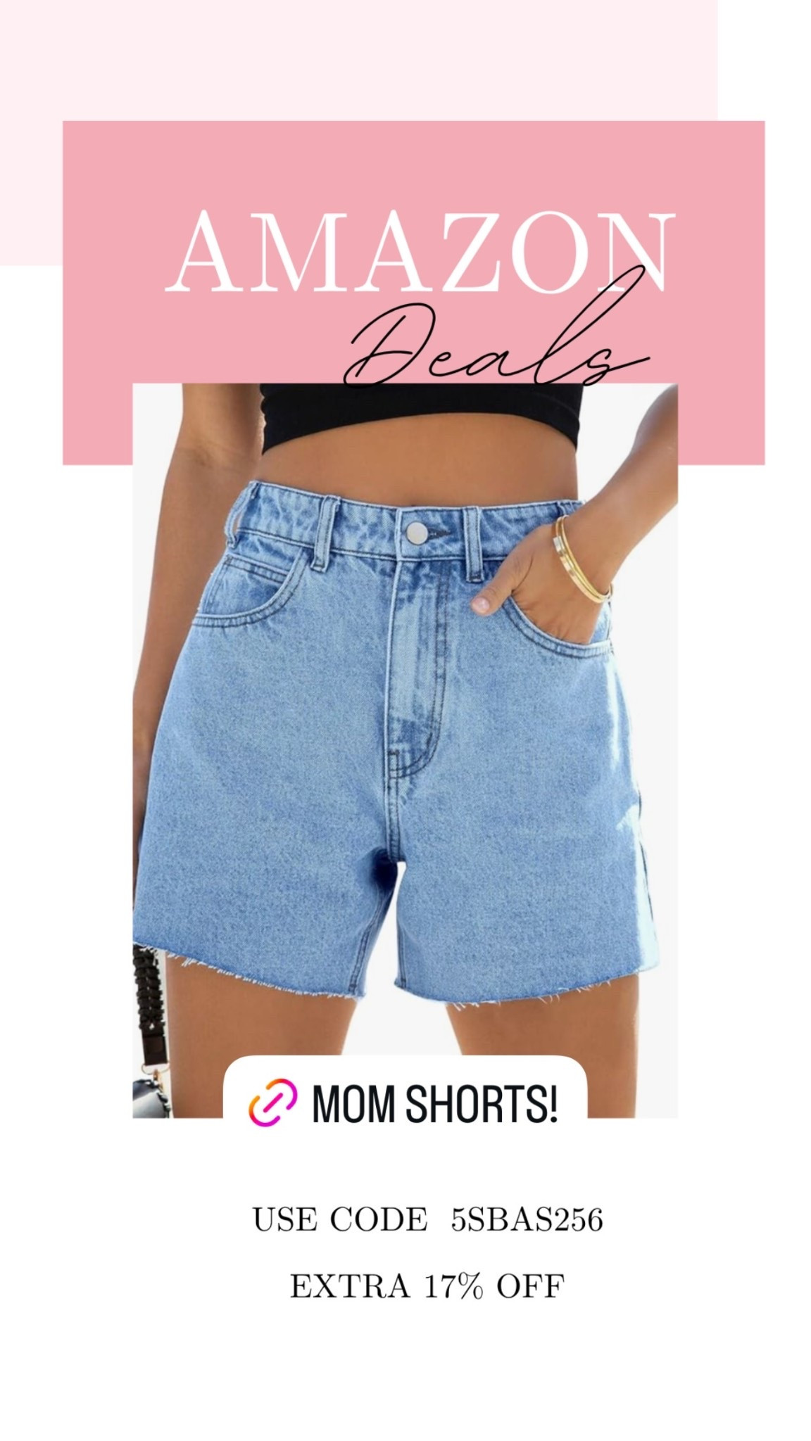 Look at these cute mom shorts!! On deal!