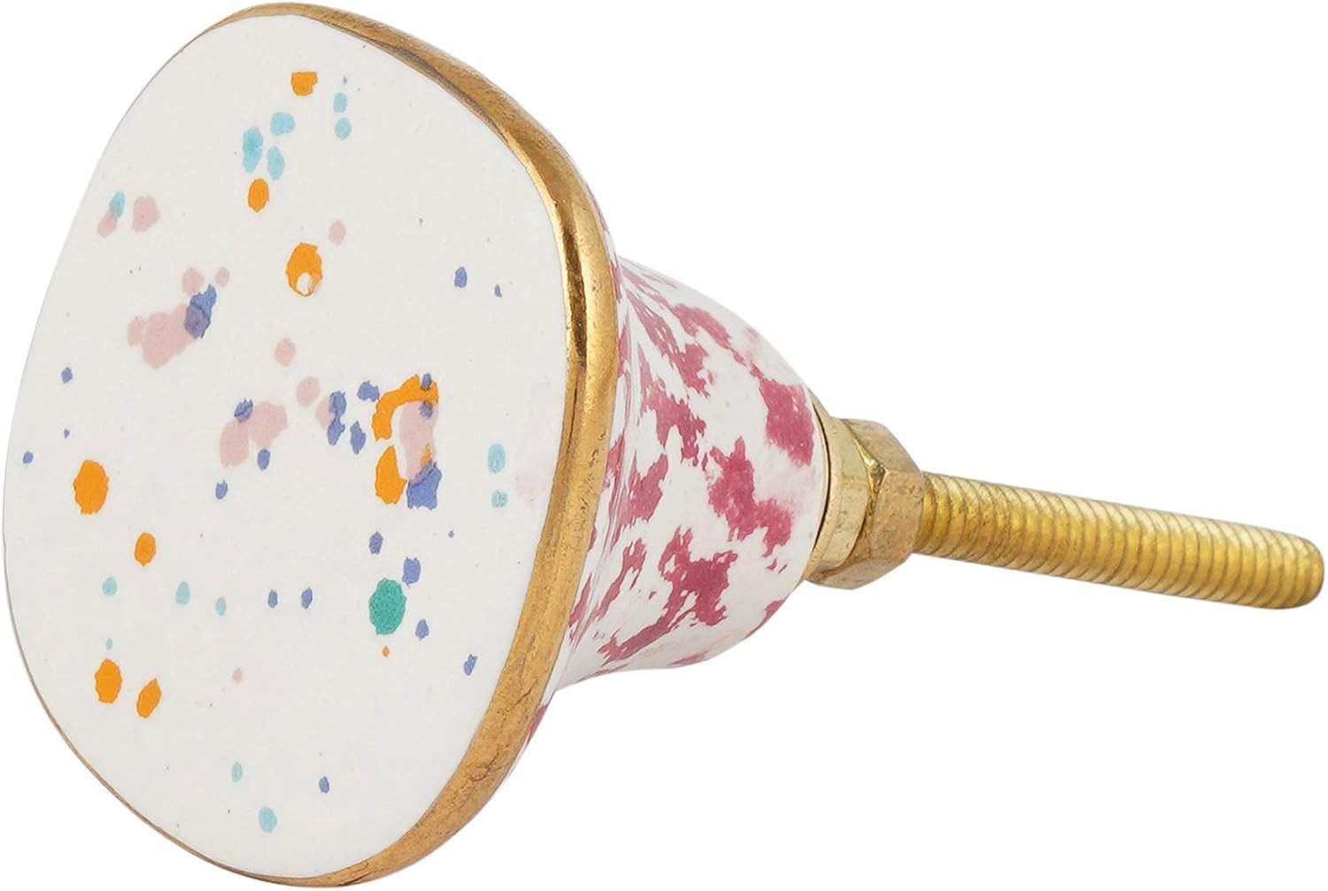 Set of 4 Color Splash Ceramic Knobs or Pulls for Cabinets, Dressers and Drawers (4) | Amazon (US)