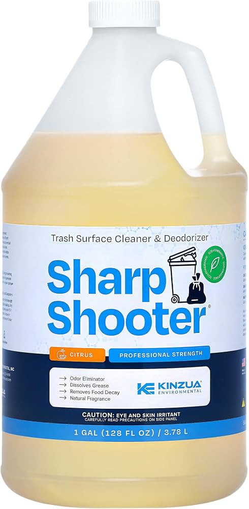 Sharpshooter Trash Can Cleaner, Odor Eliminator & Degreaser, Citrus, 1 Gal | Amazon (US)