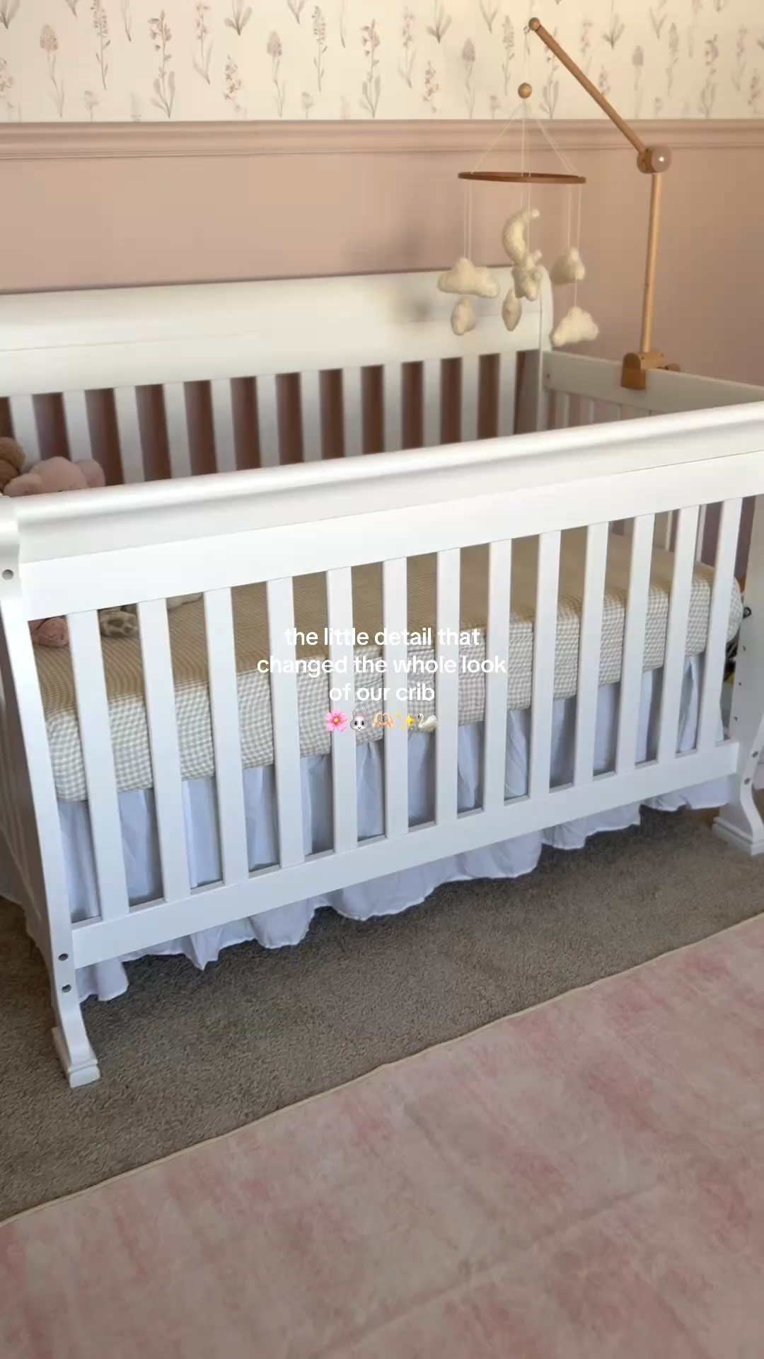love how this crib skirt elevated the whole look of the crib🫶🏻

#LTKmomlife #LTKBaby
