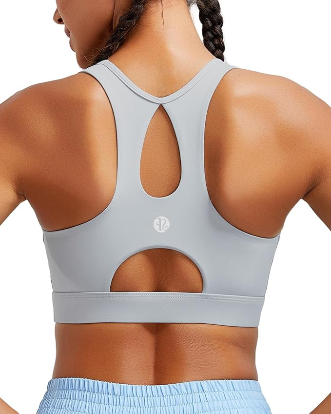 RUNNING GIRL Sports Bras for Women High Support,Racerback Molded Cup Sports Bra with Sewn in Pads... | Amazon (US)