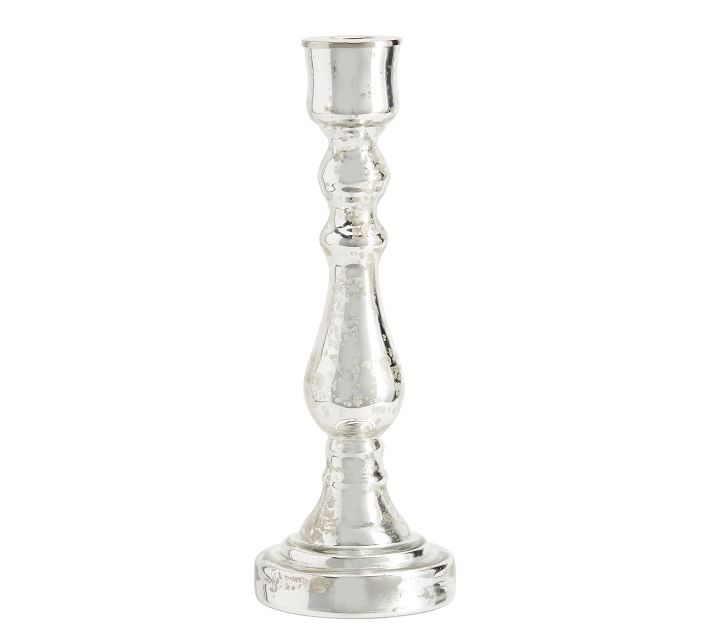 Antique Mercury Glass Candle Holders | Pottery Barn (US)