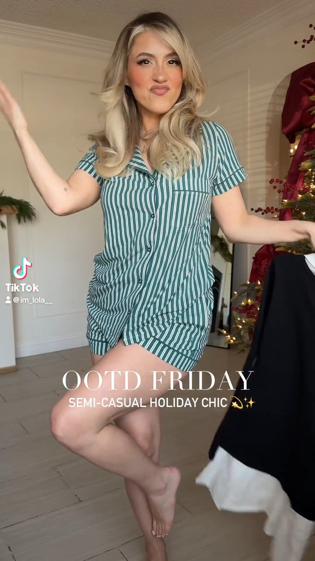 Semi-casual holiday outfit 🖤

Wearing XS in dress omg I'm obsessed 🤩 



#LTKgrwm #LTKootd #LTKHoliday