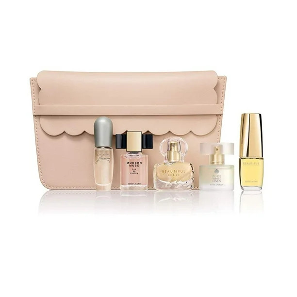 Estee Lauder 5 Pc Purse Spray Set-Women Pleasure Beautiful Modern Muse Pure White Linen | Walmart (US)