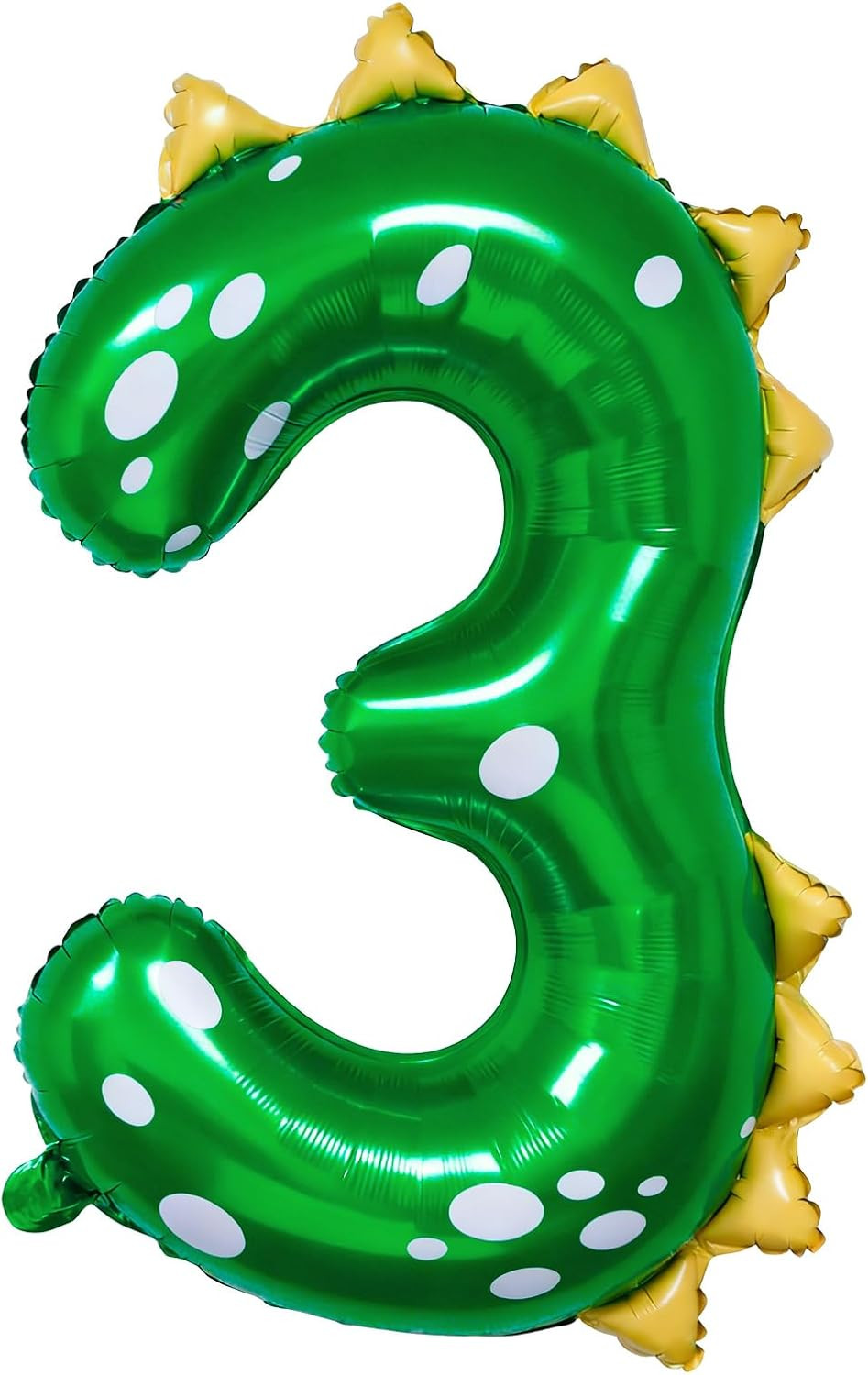 Decoraciones de cumpleaños de dinosaurios, globo verde de dinosaurio número 3 de 36 pulgadas para suministros de fiesta de tercer cumpleaños (3) | Amazon (US)