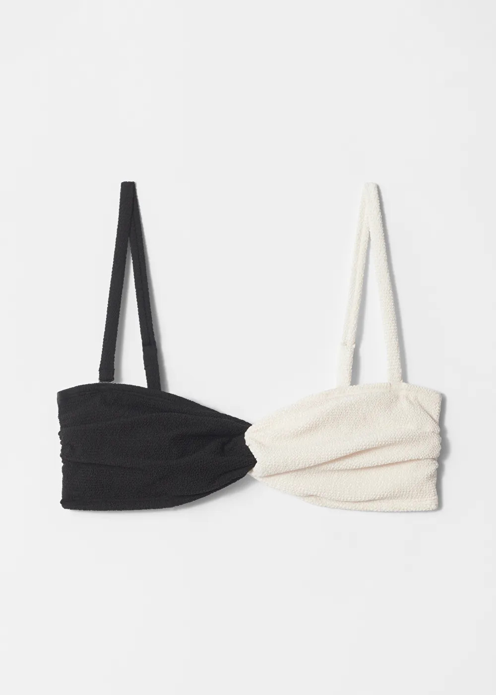 Textured Bandeau Bikini Top | & Other Stories UK